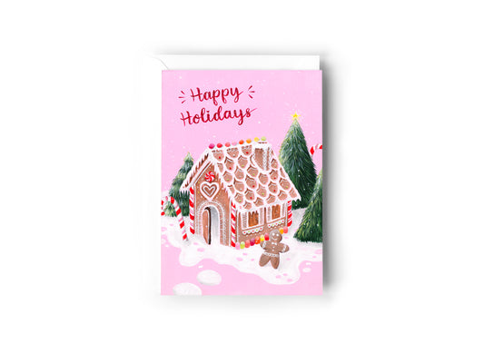 Christmas Card - Happy Holiday's Gingerbread