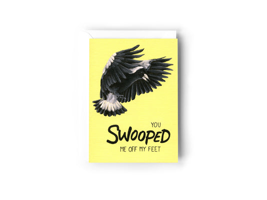 Greeting Card - You Swooped Me Off My Feet