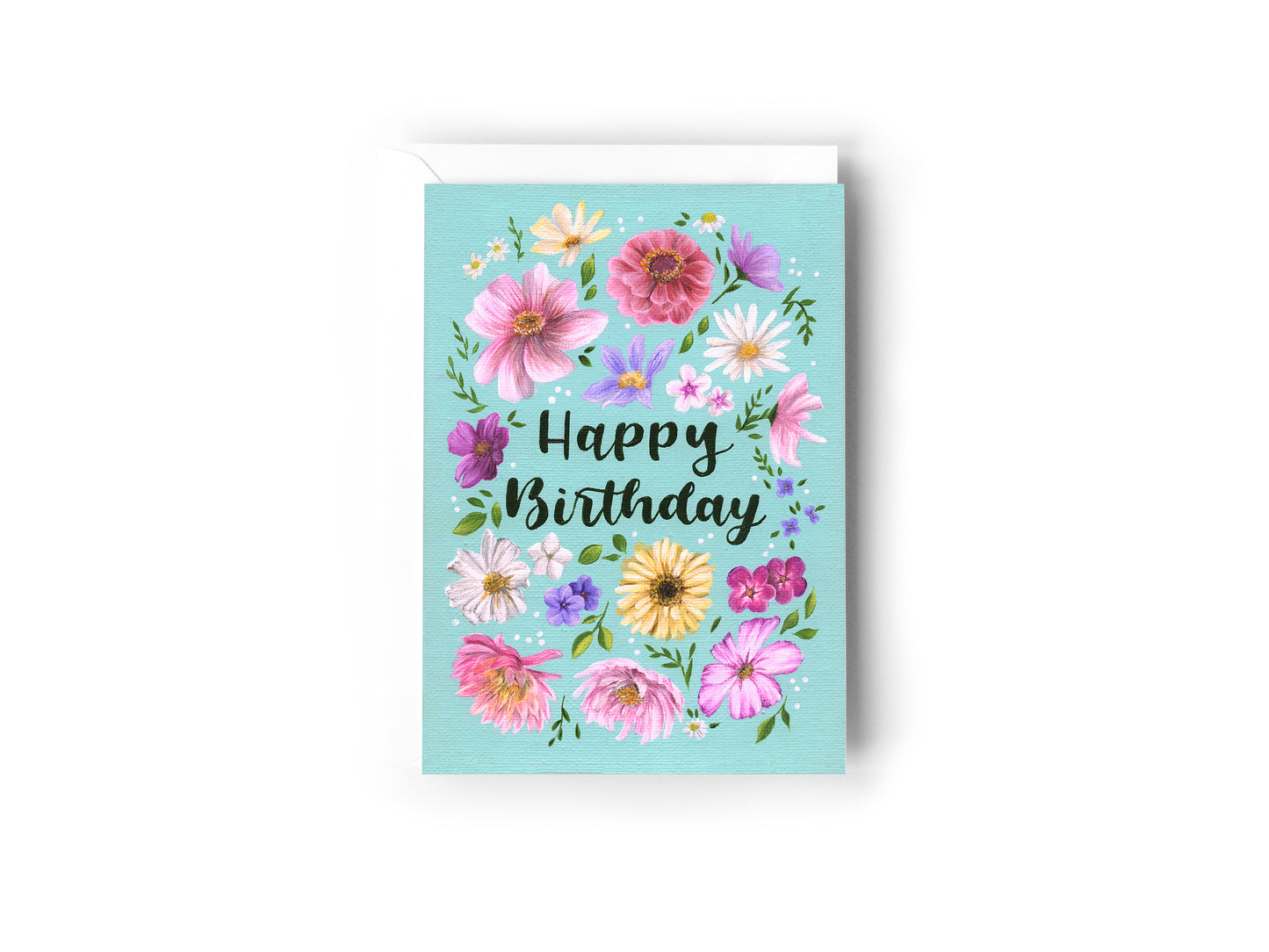 Birthday Card - Florals