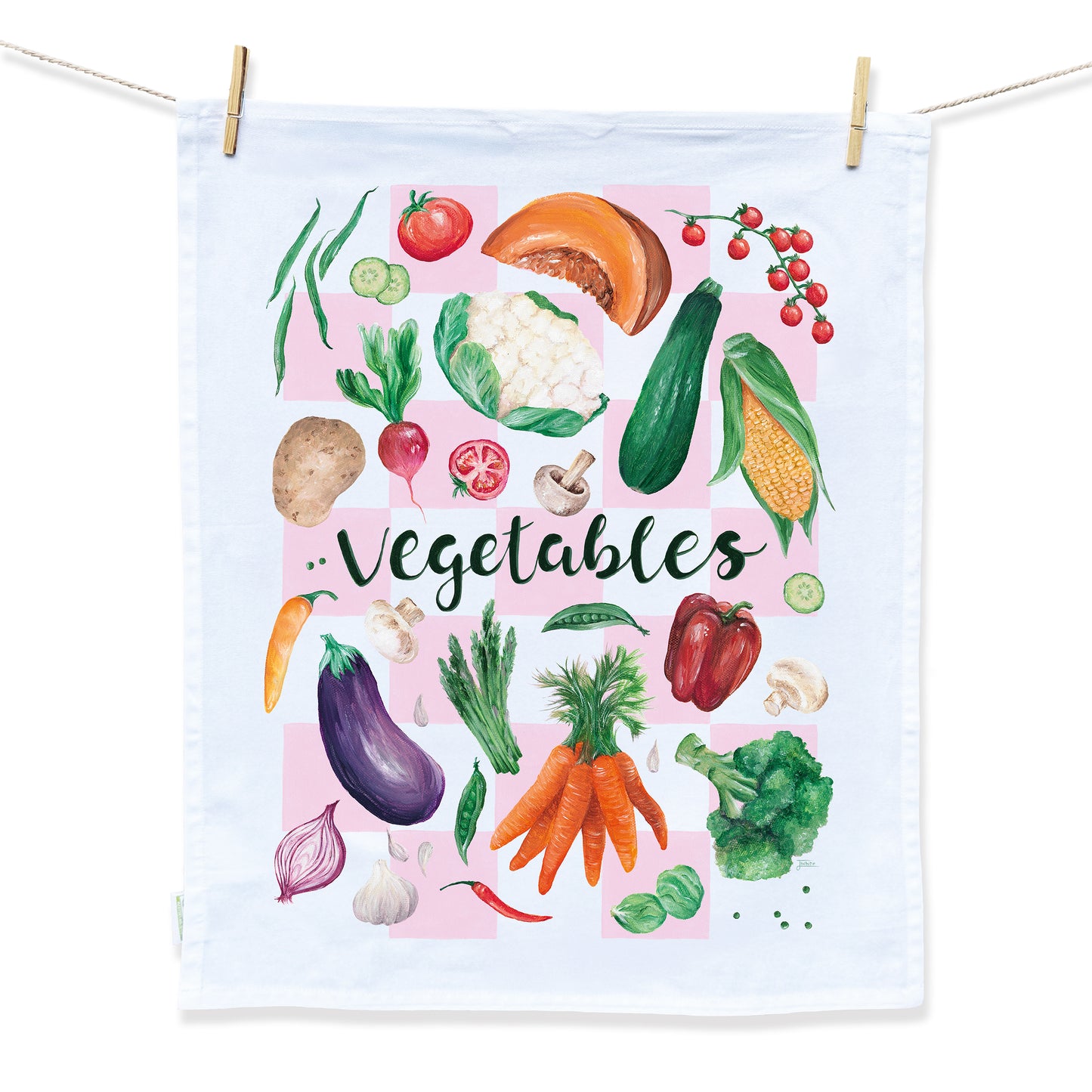 Vegetables - Tea Towel