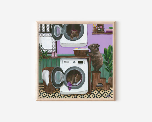 The Burrow - 8 x 8 Inch Fine Art Print